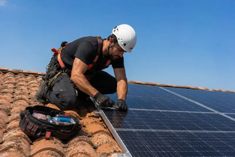 Maintenance et monitoring de panneaux solaires à Carignan-de-Bordeaux